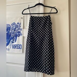 Urban Outfitters black and white polka dot mini dress